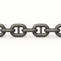 Цепь круглозвенная с распорками А2-3,5-50х200