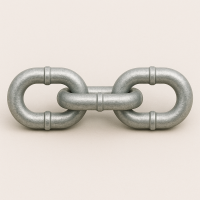 Цепь круглозвенная с буртиком Б2-2,5х24