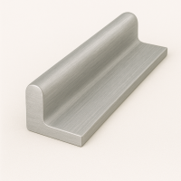 Дюралевый полособульб 5х23х110 мм Д16 несимметричный