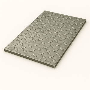 Лист стальной рифленый 3х1250х2500 мм чечевица Ст3пс в наличии в Иваново