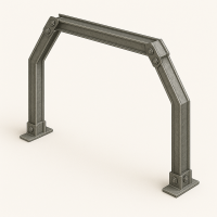 Трапециевидная податливая крепь 3 стойки КМП-Т3 СВП-17