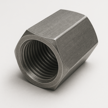 Гайка соединительная хромированная ХН35ВТ М6 мм DIN 6334 в наличии в Иваново