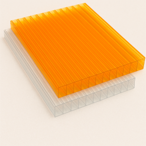 Сотовый поликарбонат 4х2100х12000 мм бронзовый 42% в наличии в Иваново