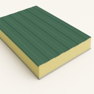 Стеновая сэндвич-панель с минеральной ватой 60 мм RAL 9003 в наличии в Иваново