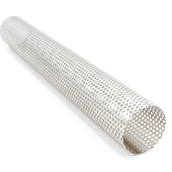 Труба перфорированная нержавеющая 25х1 мм шаг 111 AISI 201 в наличии в Иваново