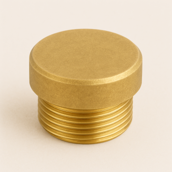 Заглушка латунная ДУ 40 ВР в наличии в Иваново